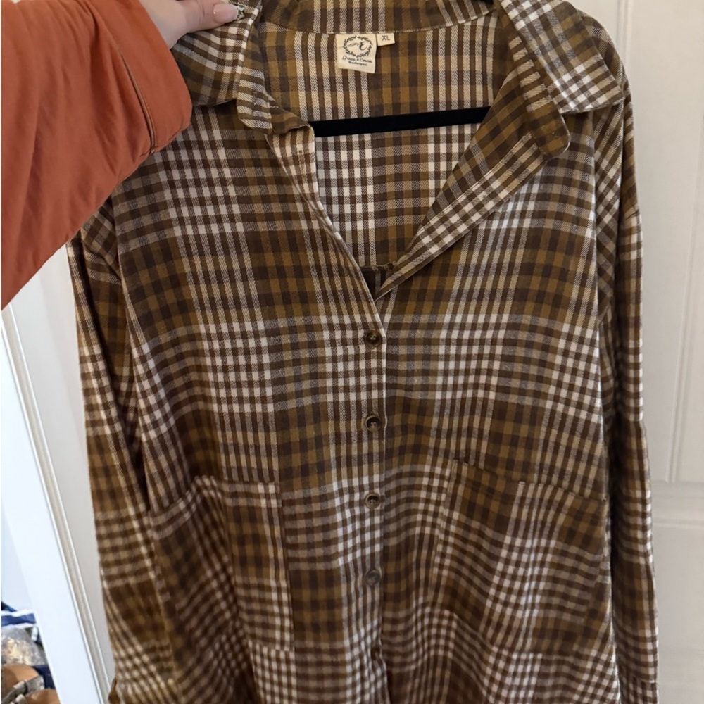 Fringe Plaid Flannel Boutique